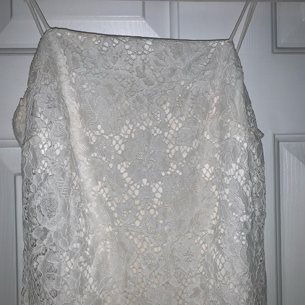 White Lace Dress - Picture 3 of 8